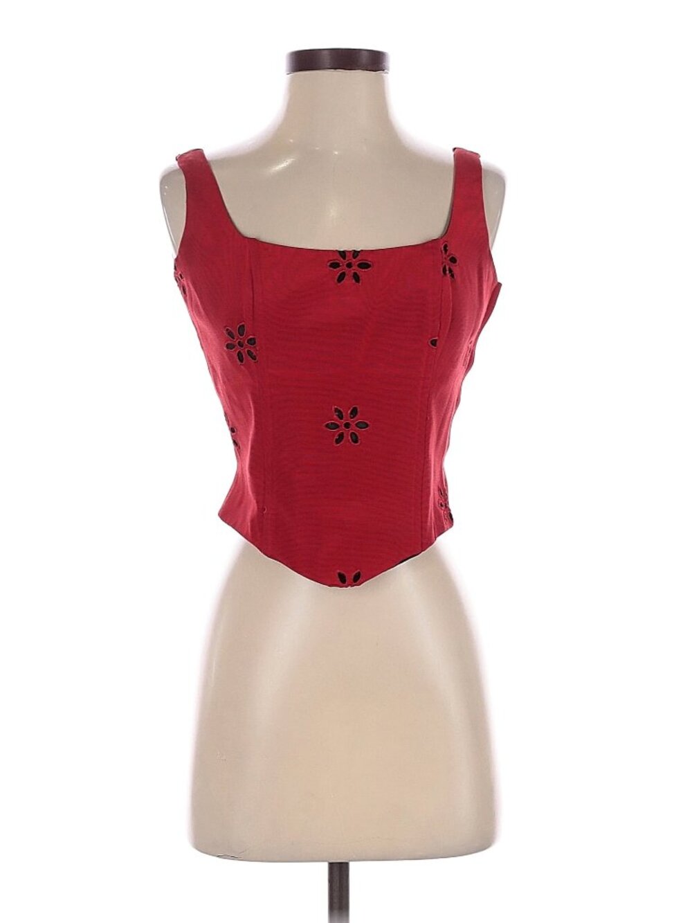 Corset Bustier Top 1990s VINTAGE WHIMSIGOTH GOTHIC PUNK WITCH ROMANTIC RARE